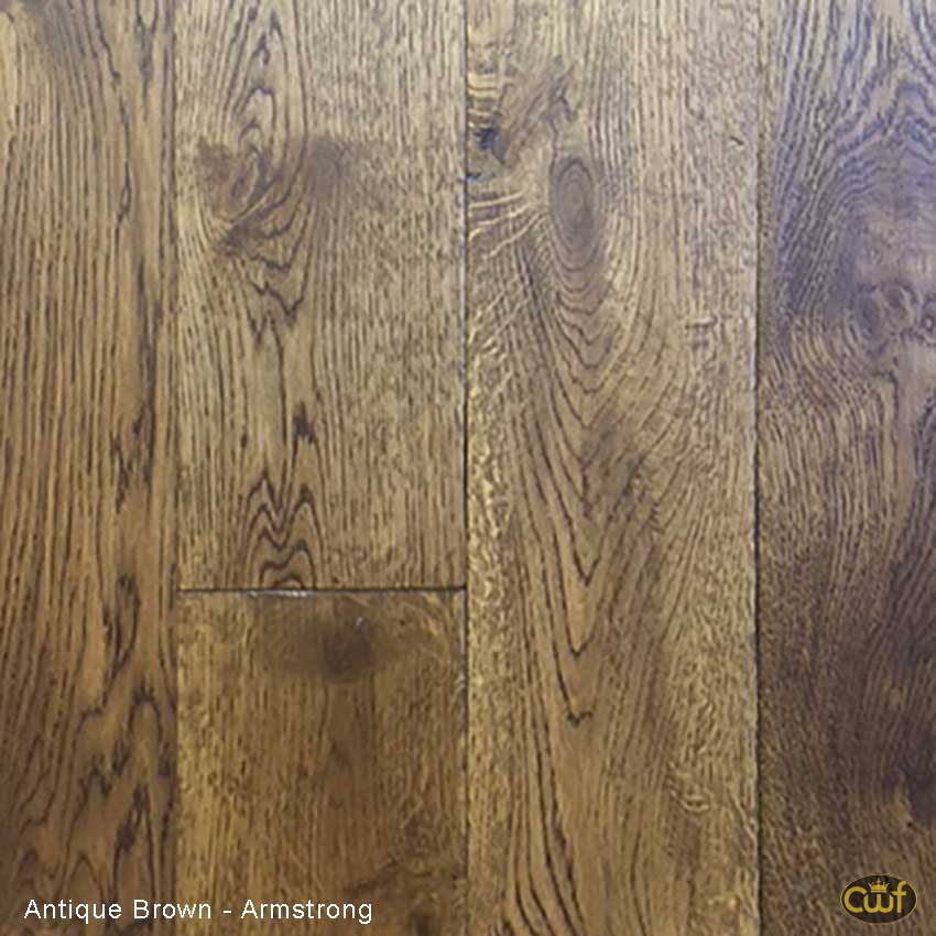 Antique Brown Solid Oak Armstrong 5, Armstrong Prefinished Hardwood Floors