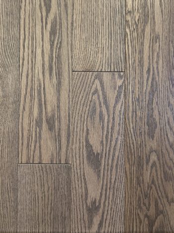 Gris 035 | Wire-brushed Red Oak 3/4" × 4–1/4"