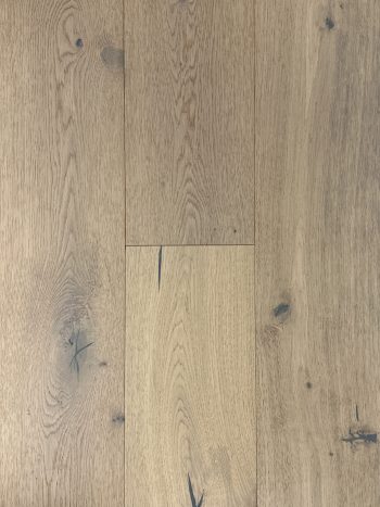 Bone Ivory | Wire-brushed White Oak 1/2" × 7–1/2"