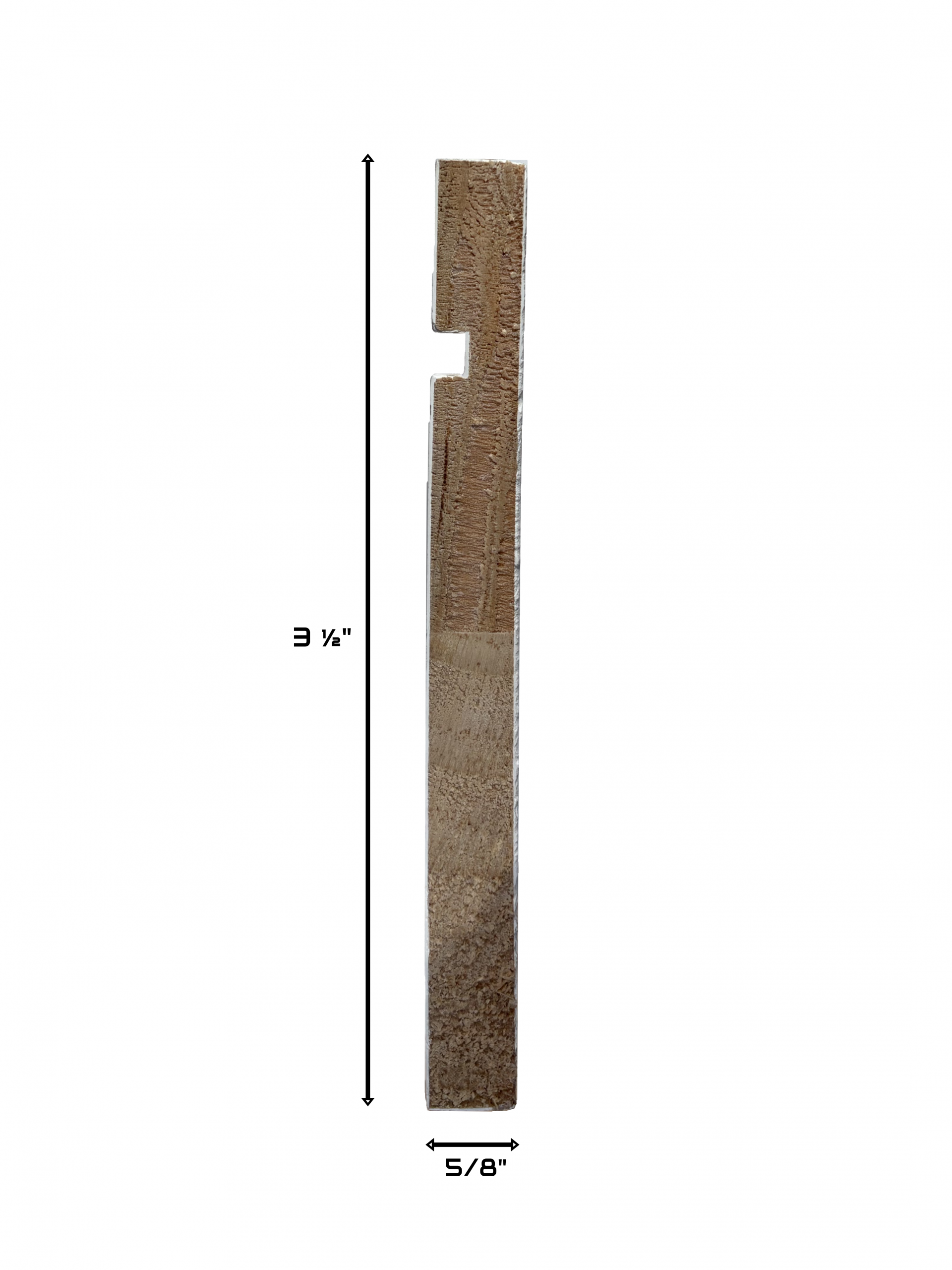 Primed Fingerjoint Casing w/ Groove | 3 – 1/2" × 5/8" - Image 3