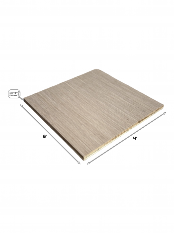 White Oak Plywood AA Grade | 8' × 4' × 3/4"